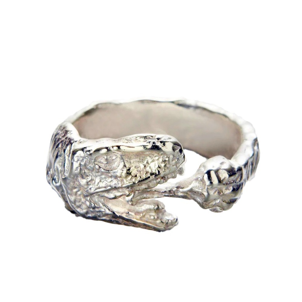 DINO EATING FRIED CHICKEN VERA MEAT RING